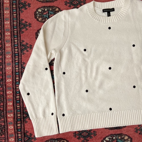 Banana Republic Polka Dot Cotton Sweater - Picture 2 of 8